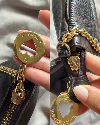 Fendi Zucchino Chain Pochette