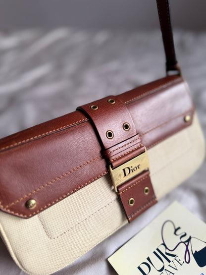 Dior Street Chic Brown Canvas
