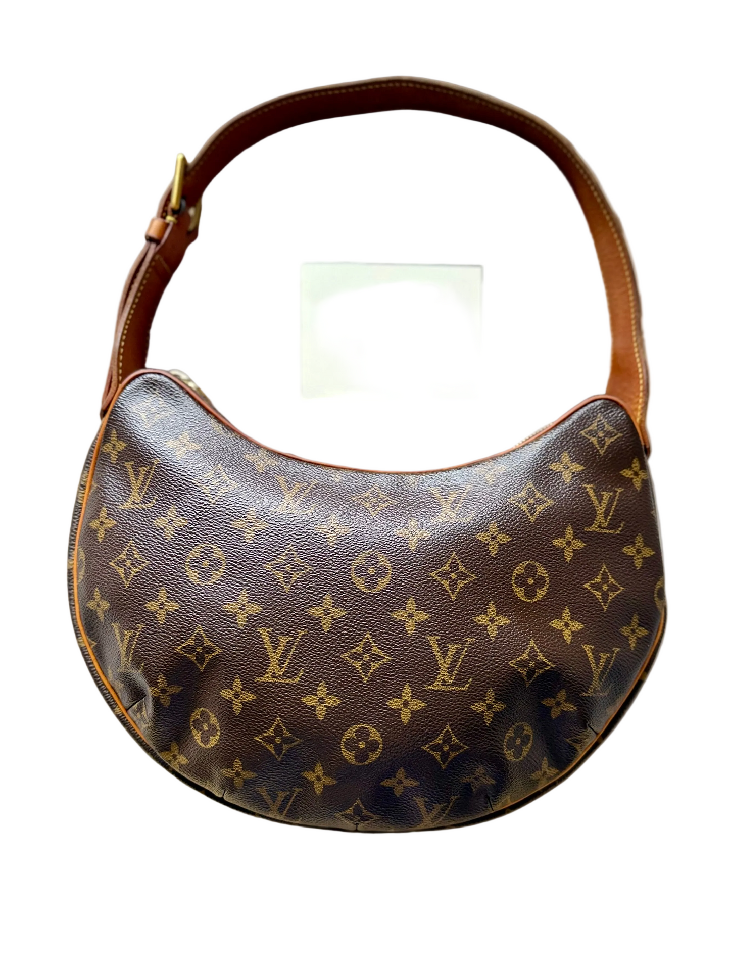 Authentic LOUIS VUITTON Croissant MM Canvas Monogram Hobo Shoulder Bag