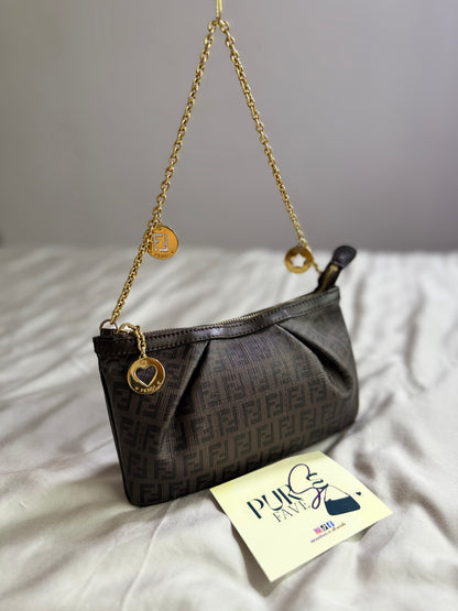 Fendi Zucchino Chain Pochette