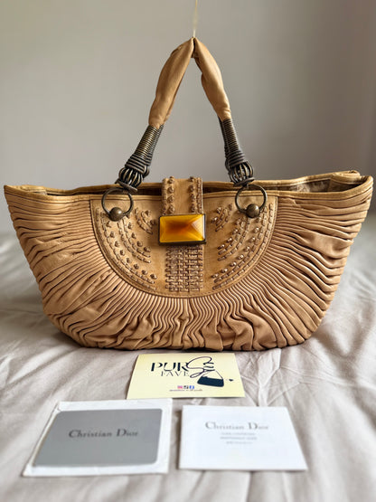 Dior x Sharon Stone Pleated Plisse
