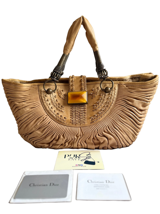 Dior x Sharon Stone Pleated Plisse