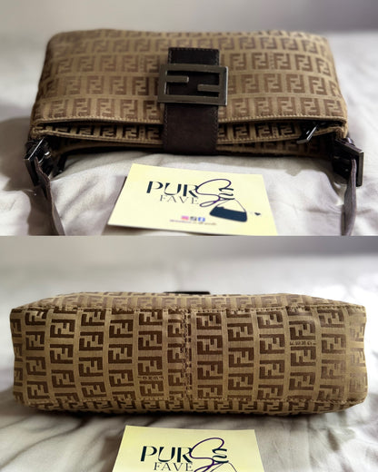 Fendi Zucchino East West Baguette