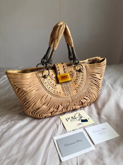Dior x Sharon Stone Pleated Plisse