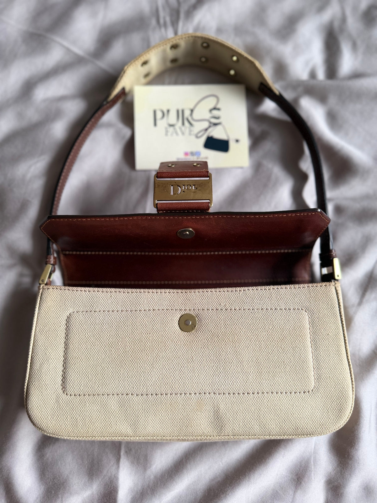 Dior Street Chic Brown Canvas