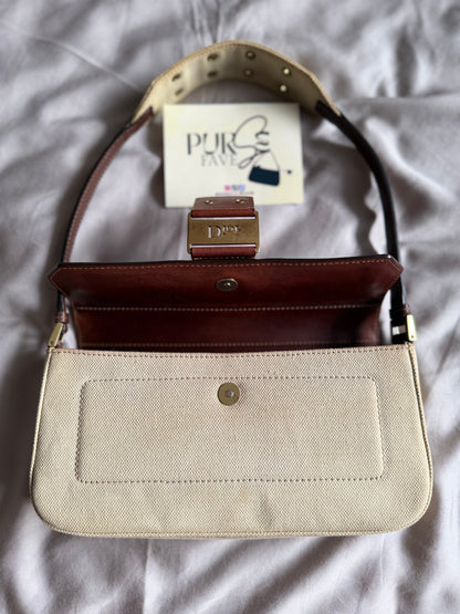 Dior Street Chic Brown Canvas